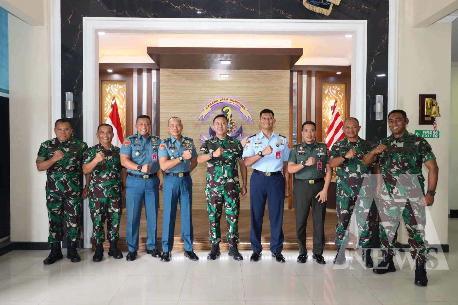 Dankodiklatal Letjen TNI Marinir Nur Alamsyah terima kunjungan Kaskogartap III/Surabaya