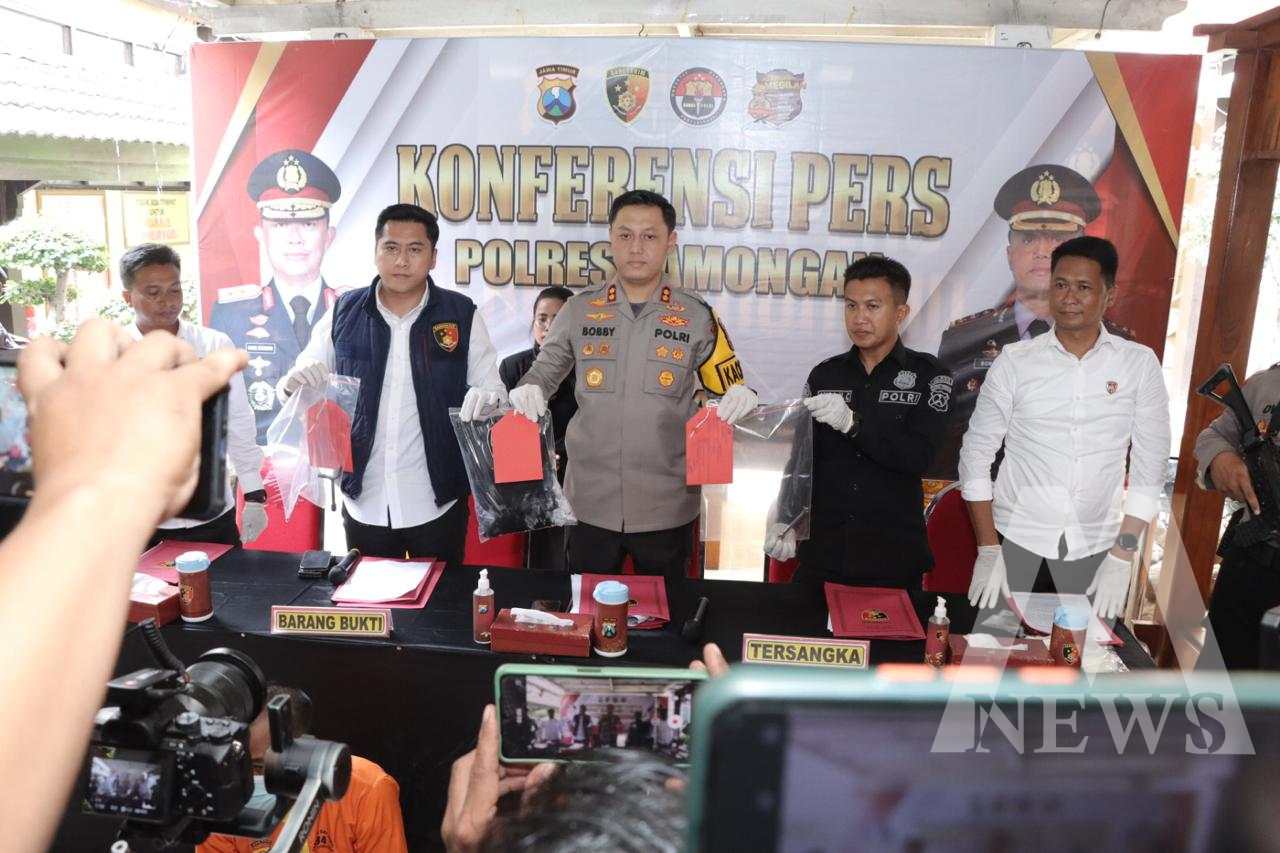 Satreskrim Polres Lamongan tangkap Residivis pembobol minimarket