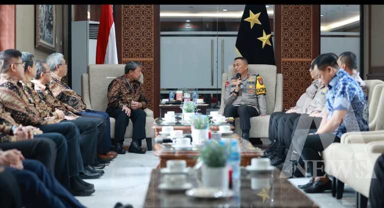 Kakanwil DJKN Tugas Agus Priyo Waluyo kunjungan ke Polda Jatim