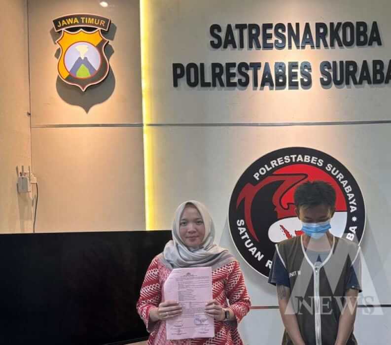 Polisi amankan tersangka beserta barang buktinya