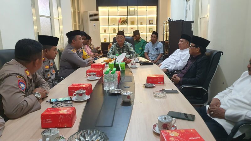 Kapolres Tanjung Perak AKBP William Cornelis Tanasale kunjungi PCNU Kota Surabaya