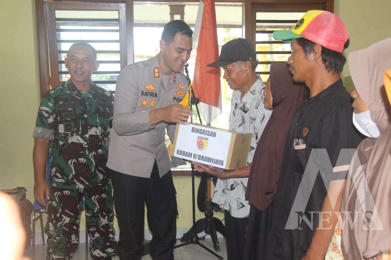 Kapolres Magetan AKBP Satria Permana saat Baksos