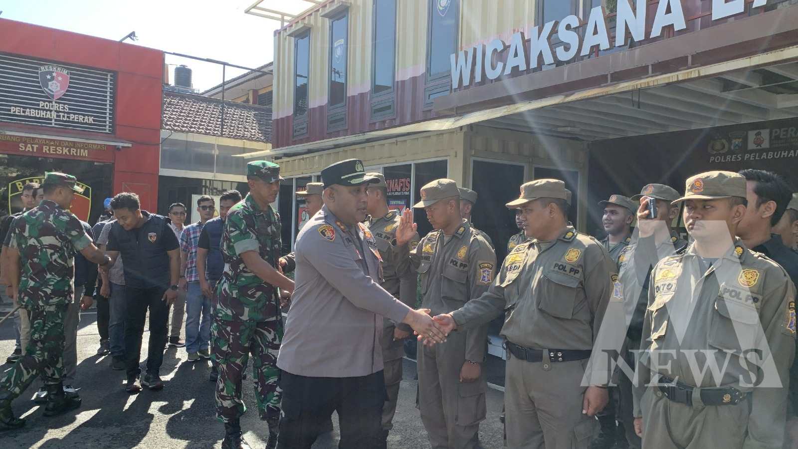 Kapolres Tanjung Perak AKBP William Cornelis Tanasale gelar Bulan Bakti TNI Polri