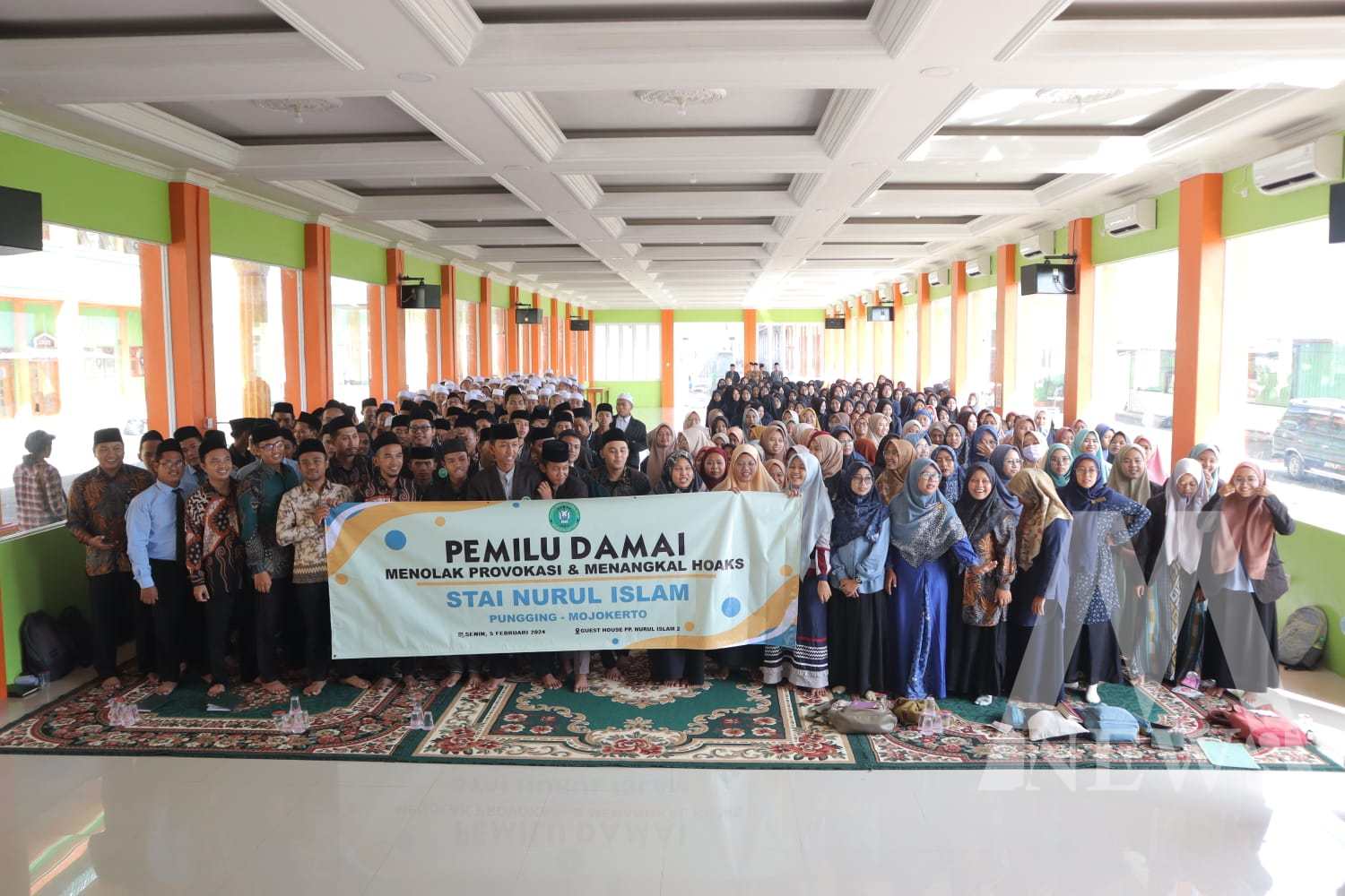 STAI Nurul Islam Mojokerto Gelar Deklarasi Pemilu Damai