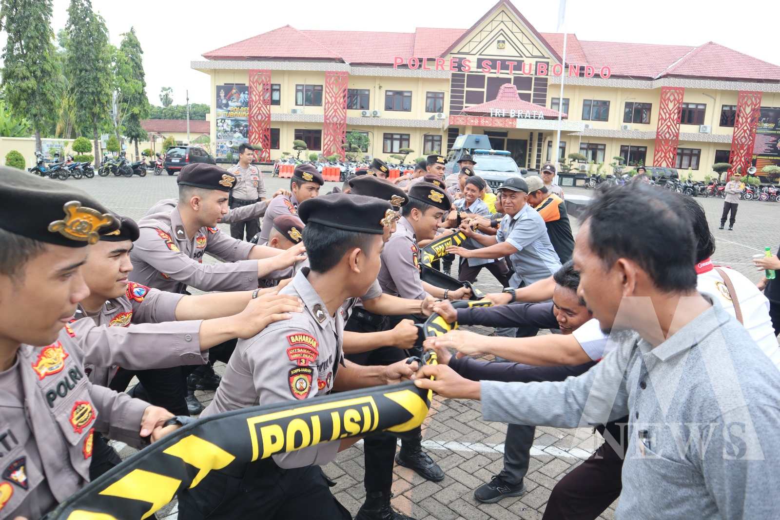 Polres Situbondo Gelar Latihan Dalmas