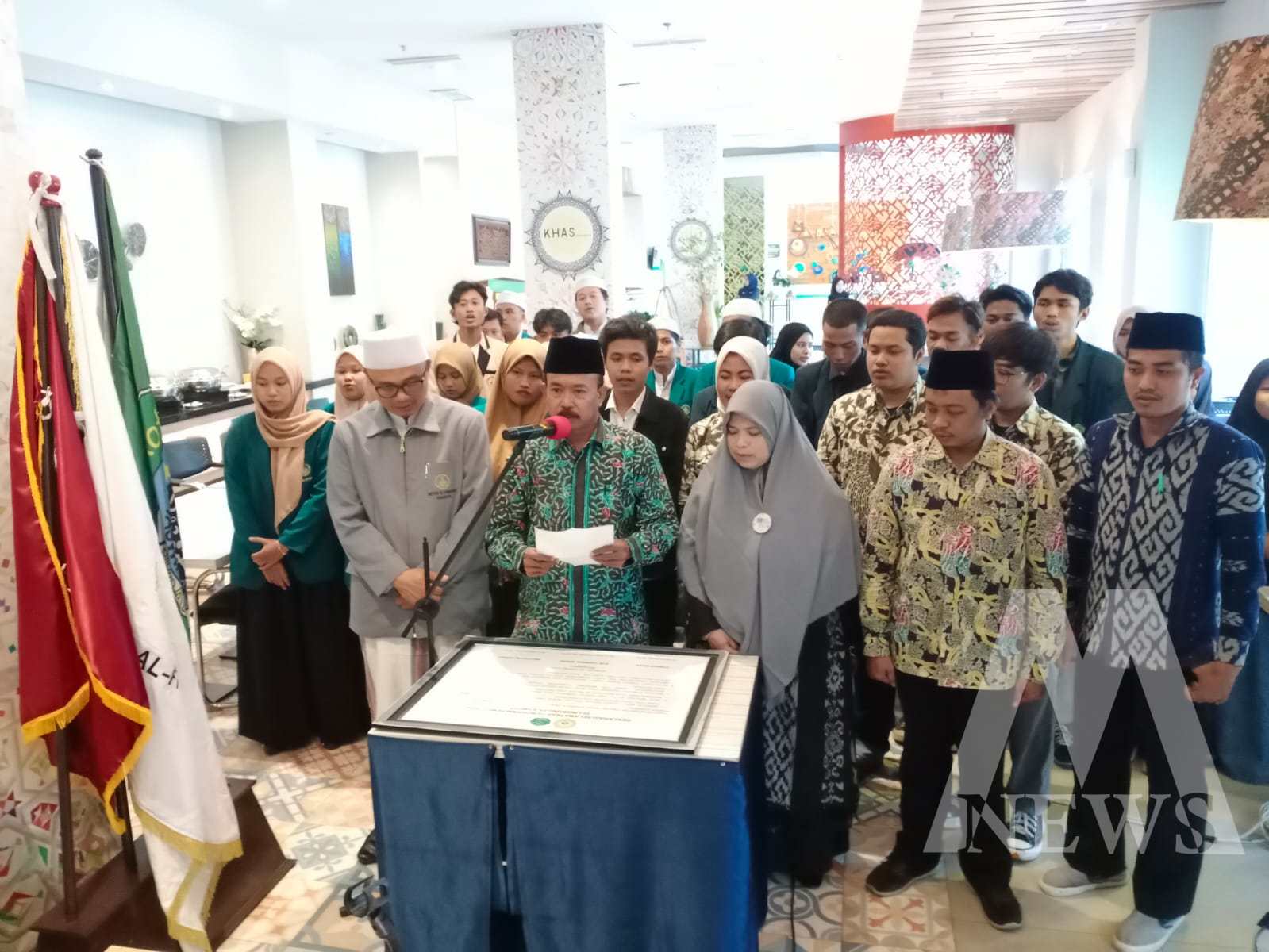 Rektor dan Mahasiswa Deklarasi Pemilu 2024 Damai