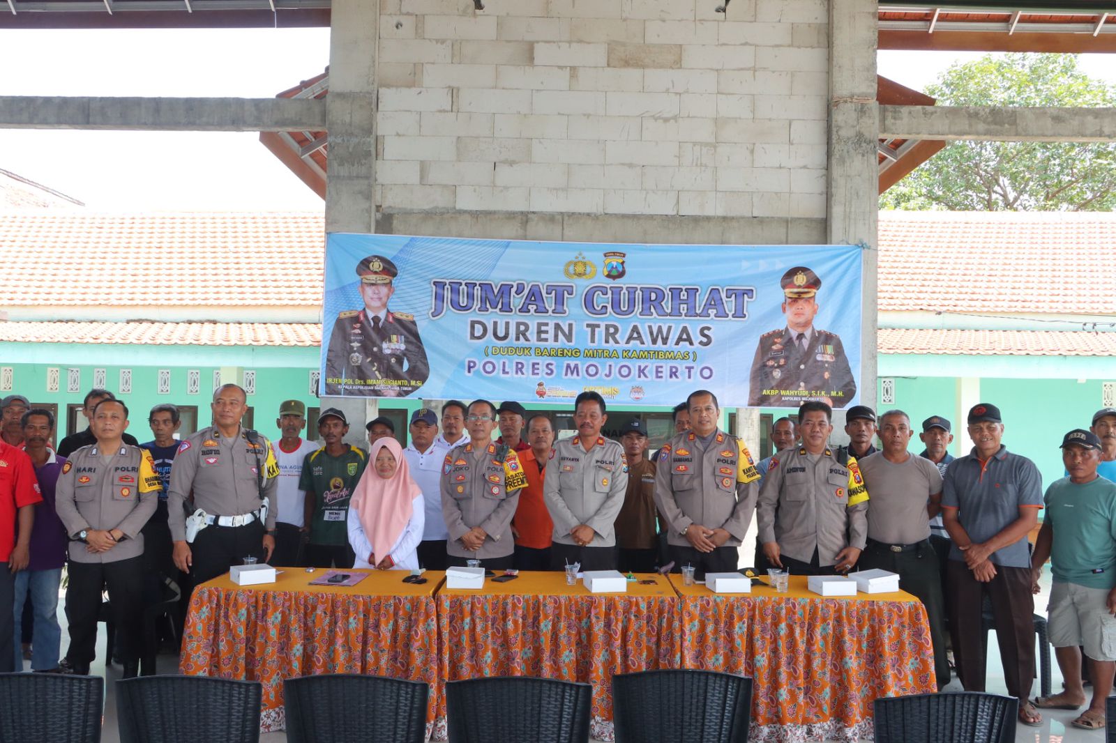 Polres Mojokerto saat Jum'at Curhat