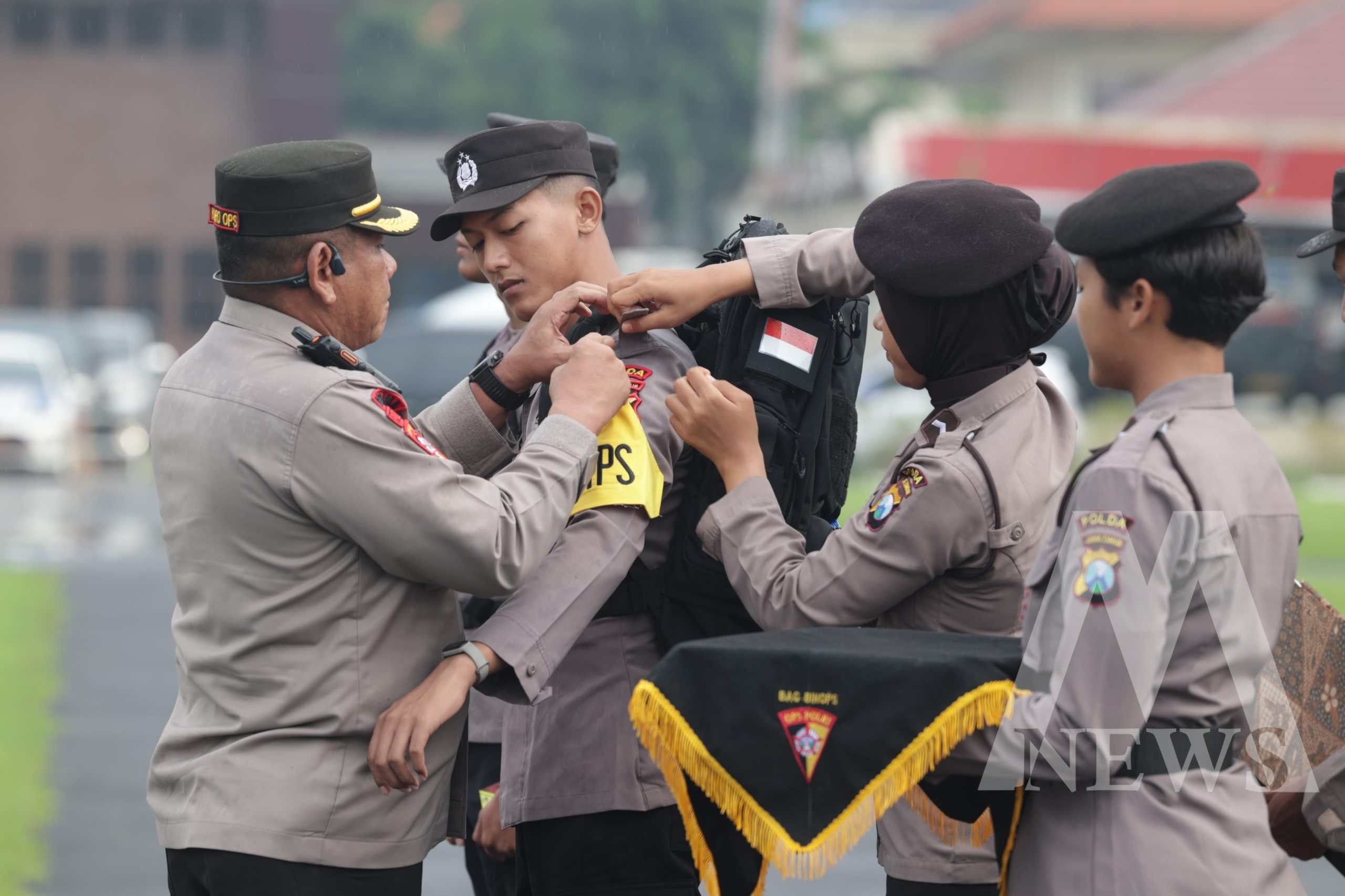 Polda Jatim gelar apel pengecekan kesiapan personil