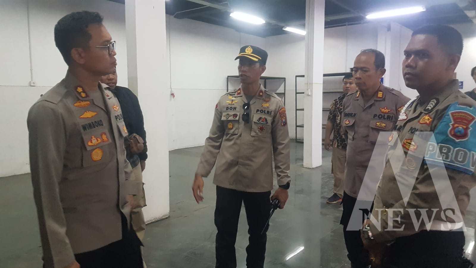 Polrestabes Surabaya cek gudang KPU dan PPK