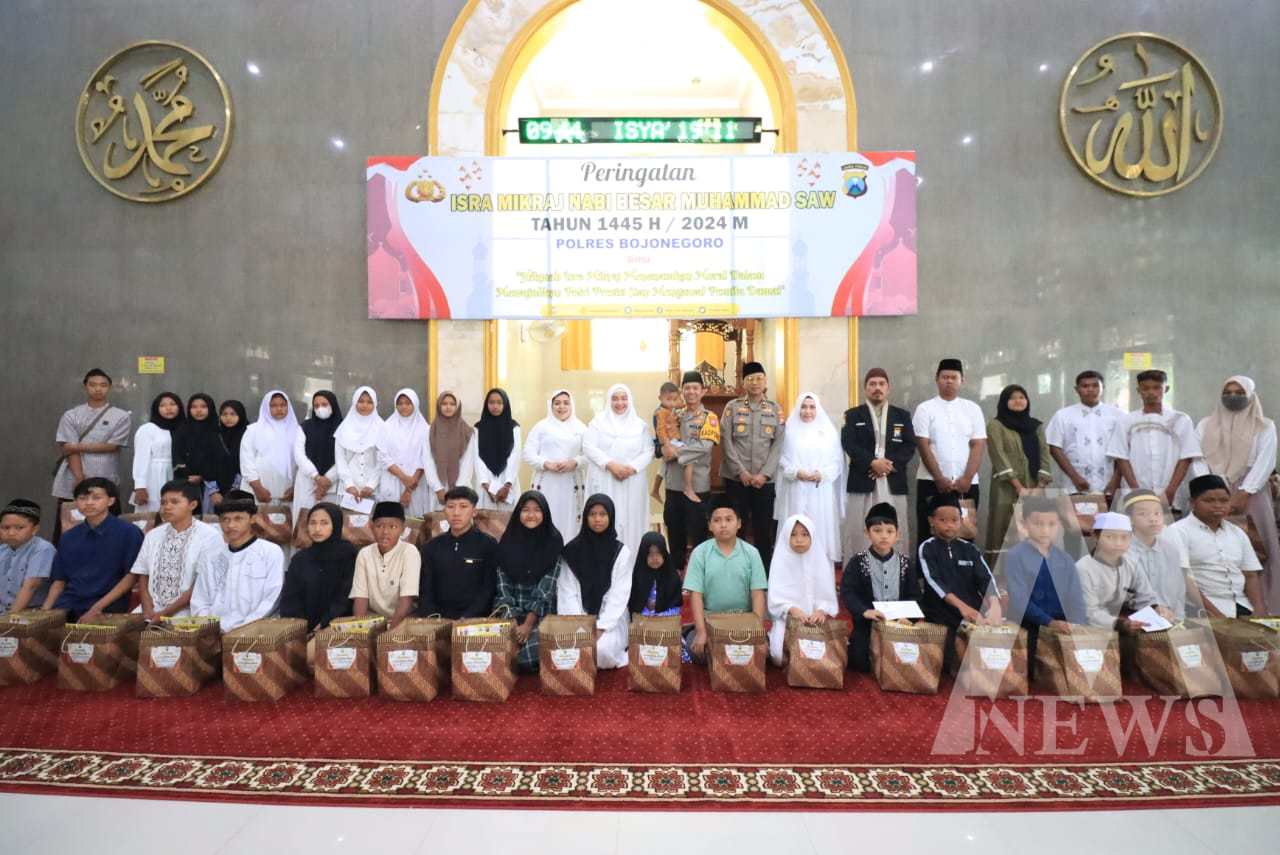 Polres Bojonegoro Peringati Isra Mi'raj