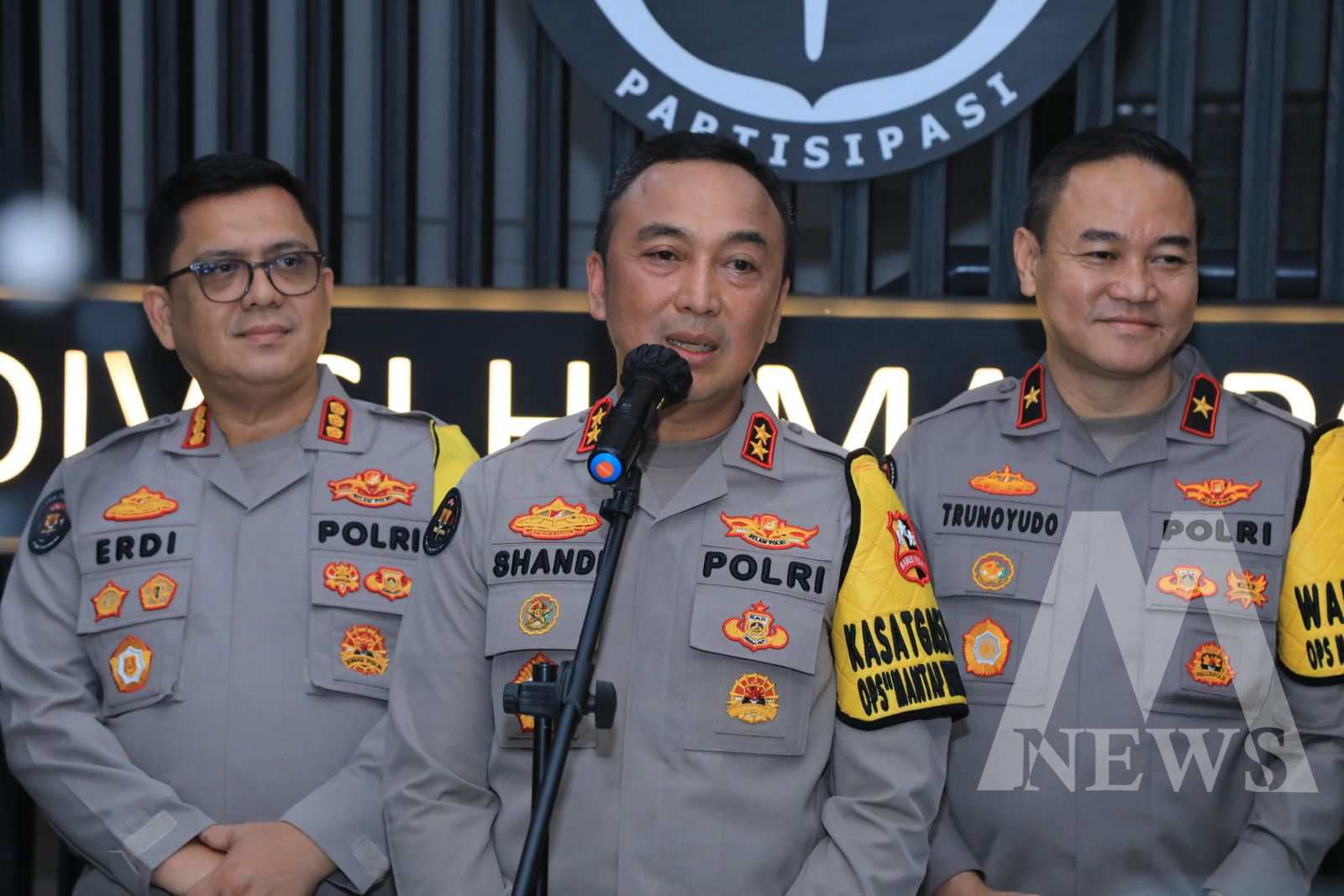 Kadiv Humas Polri Irjen Pol Shandi Nugroho berikan keterangan