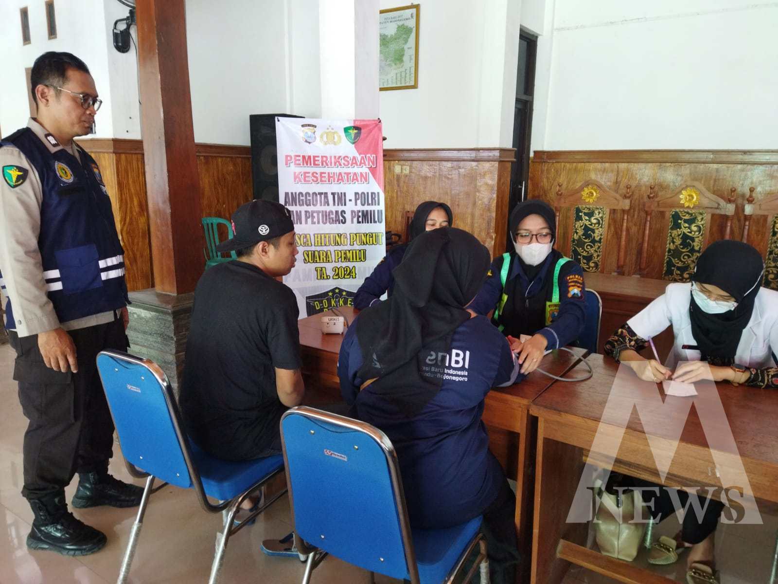 Polres Bojonegoro gelar cek kesehatan ke petugas PPS