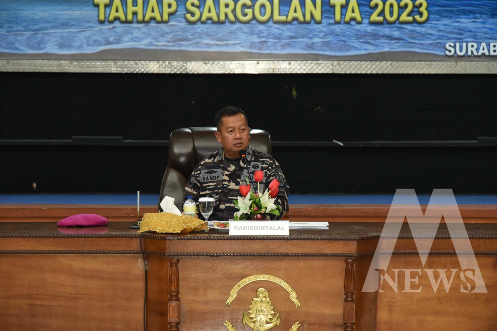 Kadisbintalal Brigjen TNI Marinir Sandy Muchjidin Latief