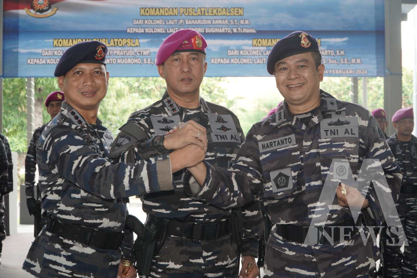 Dankodiklatal Letjen TNI Marinir Nur Alamsyah pimpin sertijab