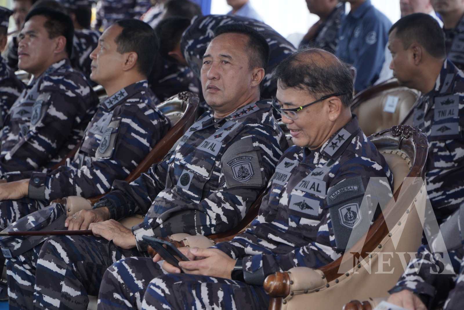 Dankodiklatal Letjen TNI Marinir Nur Alamsyah hadiri peresmian Damage Control Simulator Koarmada II