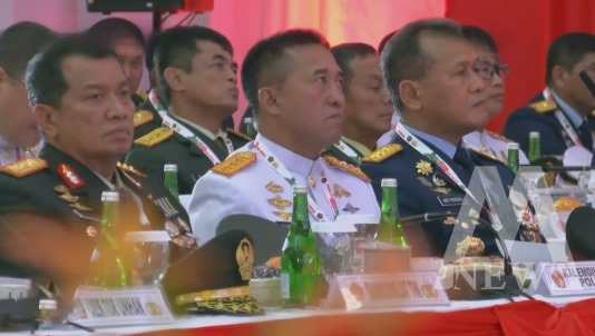 Dankodiklatal Letjen TNI Marinir Nur Alamsyah hadiri rapim TNI-Polri