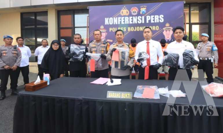 Polres Bojonegoro gelar presscon kasus pengeroyokan