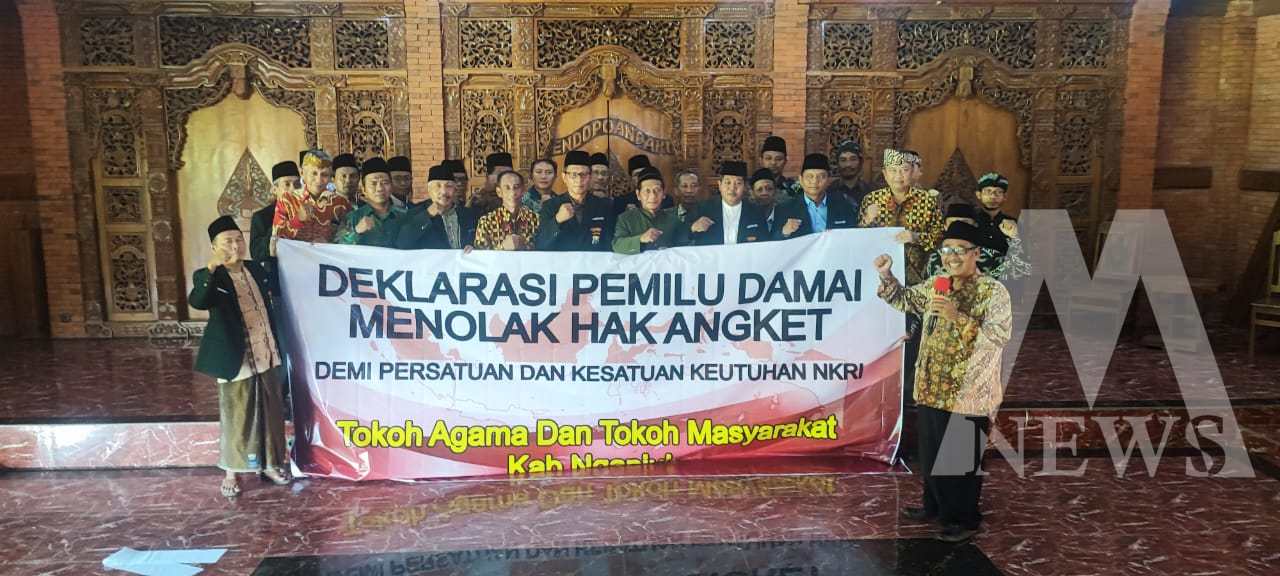 Deklarasi Pemilu Damai Menolak Hak Angket