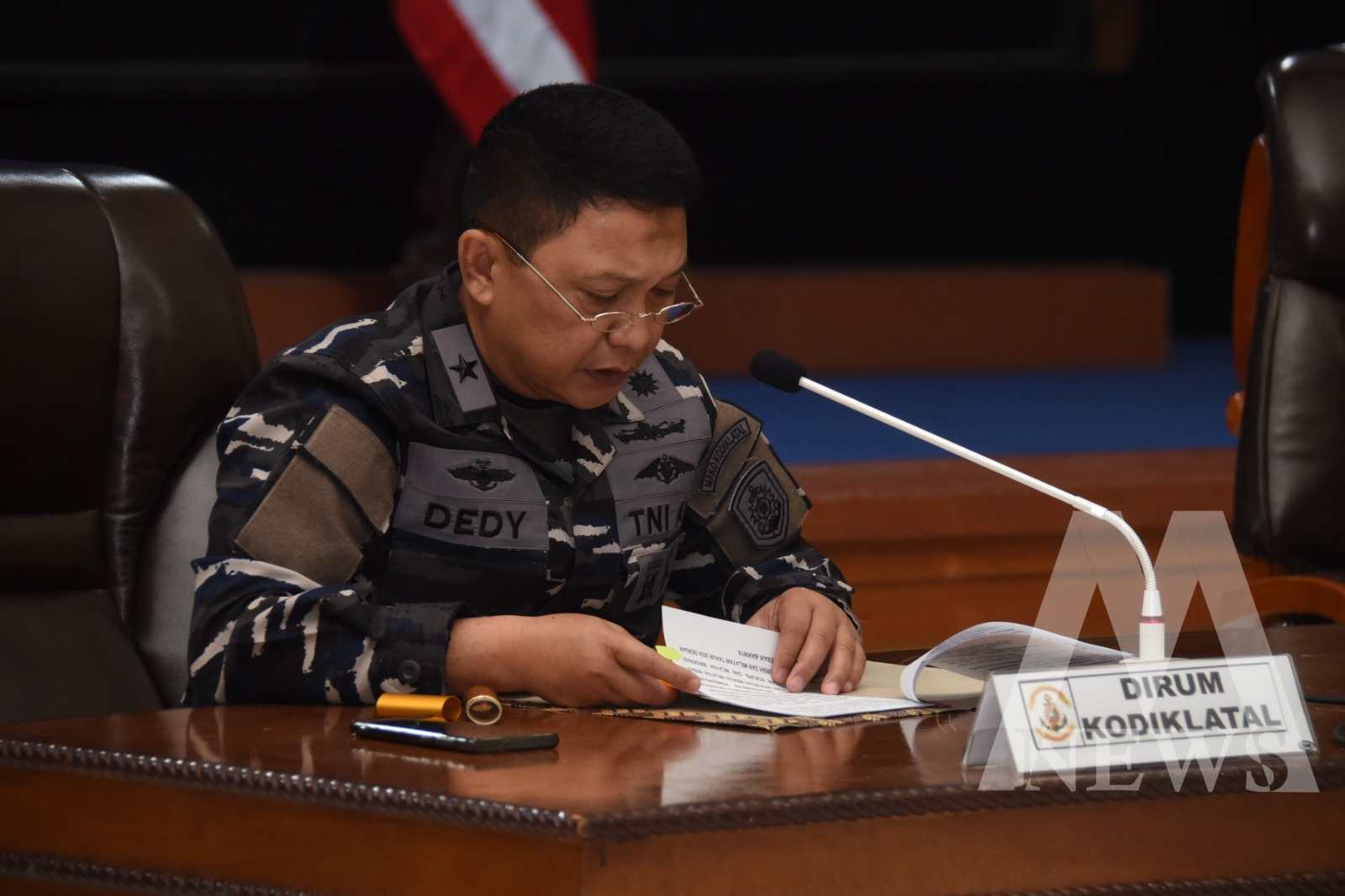 Dirum Kodikalatal Laksma TNI Dedy Junaidi