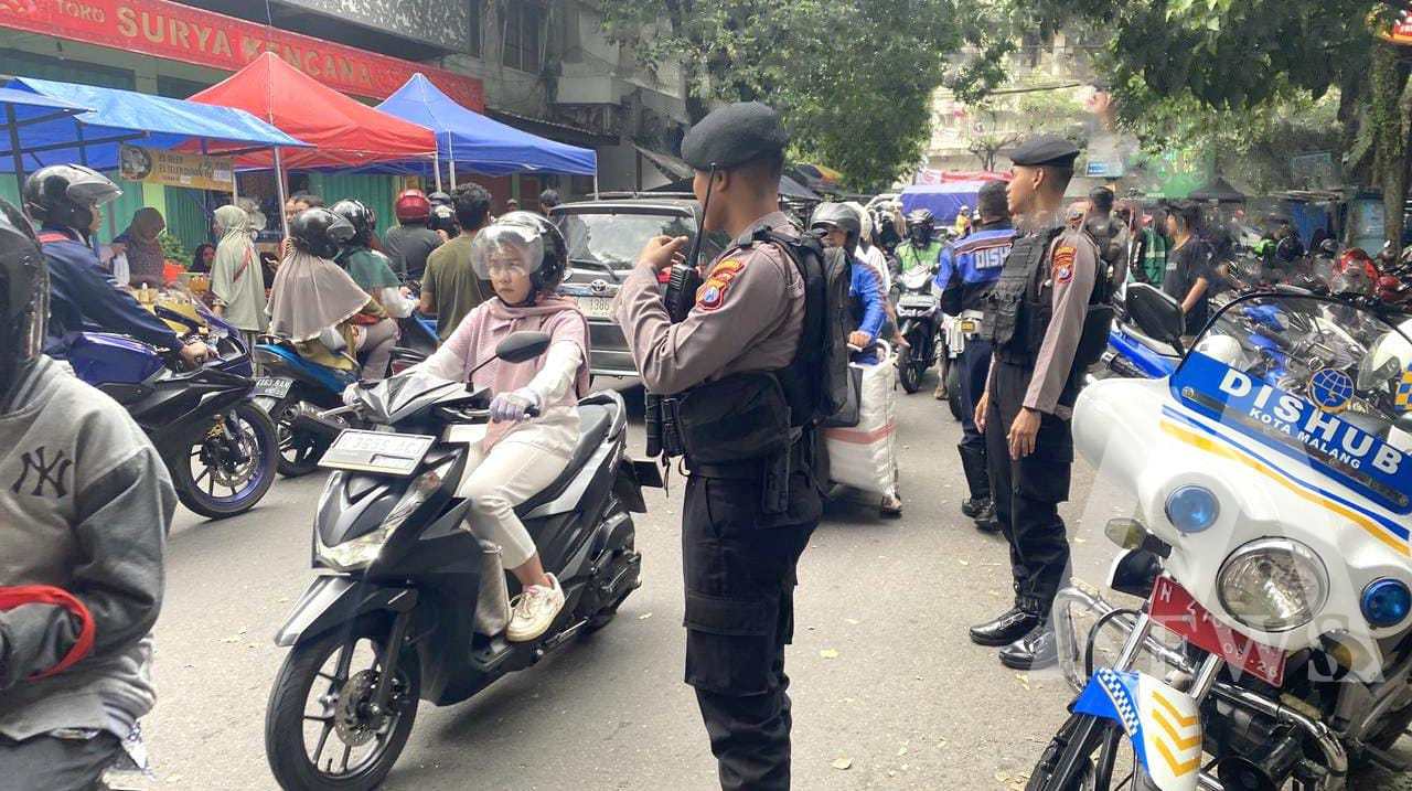 Satsamapta Polresta Malang Kota lakukan Patroli Harkamtibmas