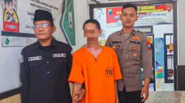 Polisi amankan tersangka beserta barang buktinya