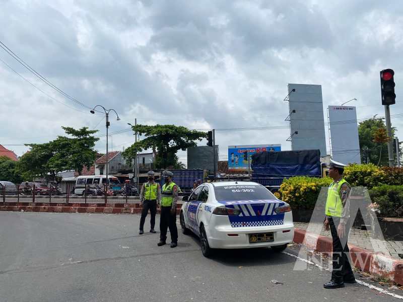Satlantas Polres Nganjuk patroli tertib lalulintas