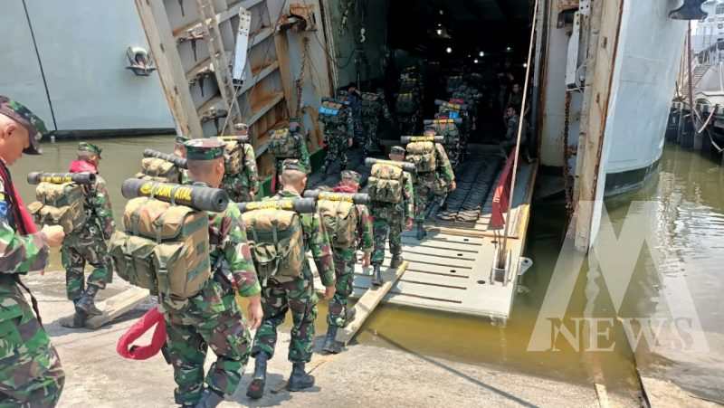 556 Dikmata TNI AL 43/2 lattek renang laut dan berlayar