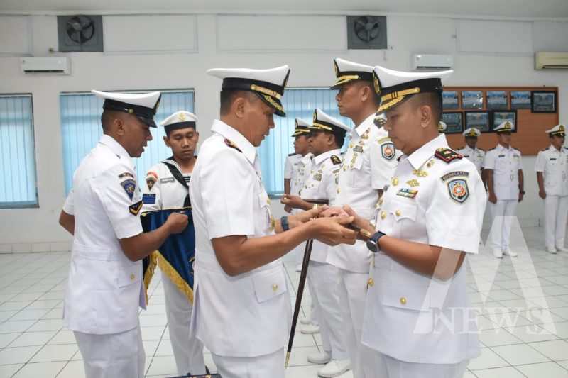 Sertijab 2 tongkat komando Jajaran Pusdikbanmin
