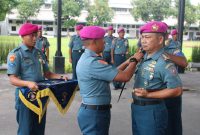 Danpuslatmar Kodikalatal Kolonel Marinir Yudi Asmar pimpin sertijab Dansatlatsusmar Puslatmar