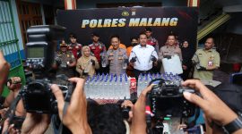 Wakapolres Malang Kompol Imam Mustolih ungkap kasus Miras