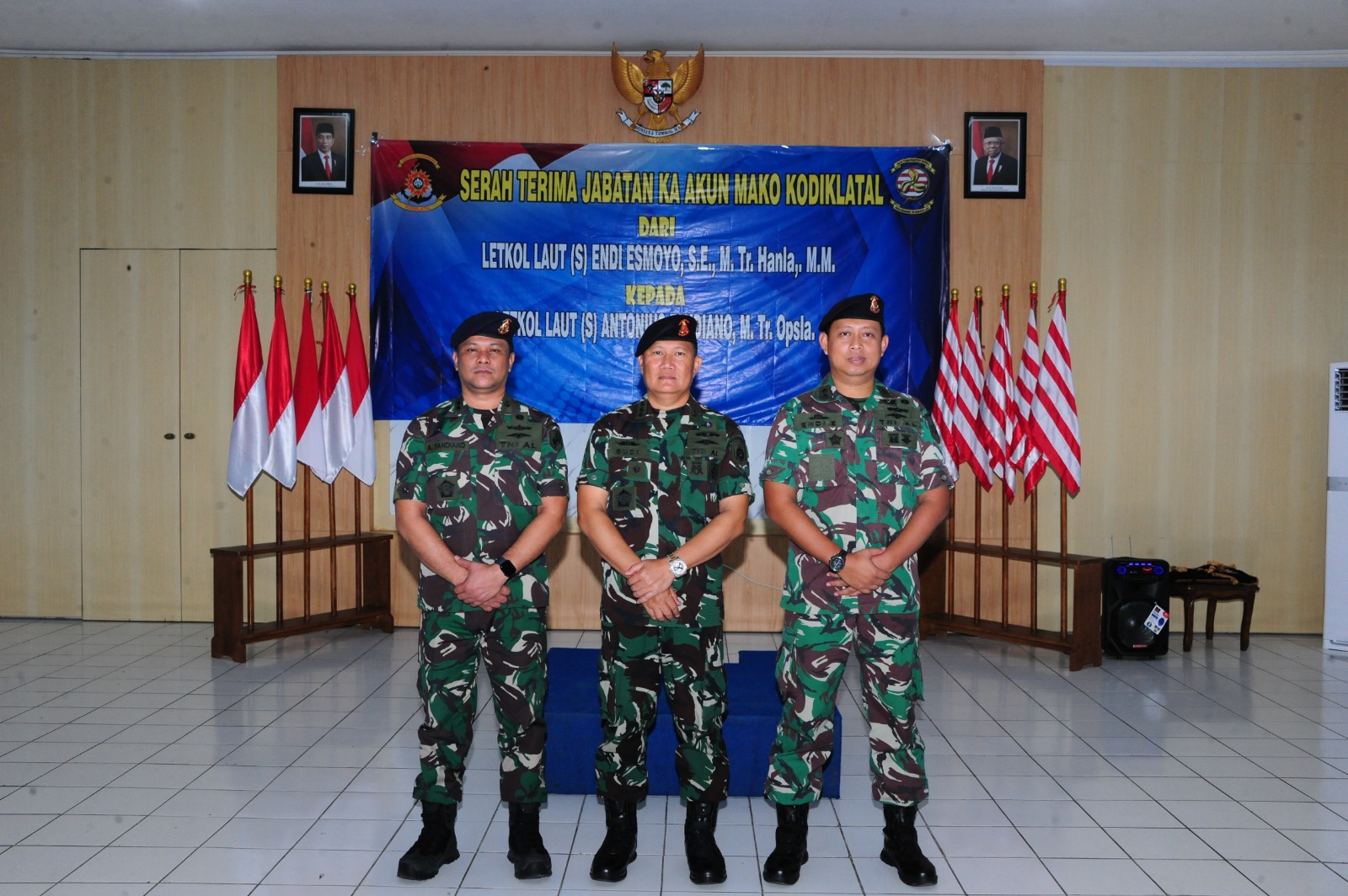 Kakuwil Kodiklatal, Kolonel Laut (S) Budi Wijaya Affandi pimpin sertijab