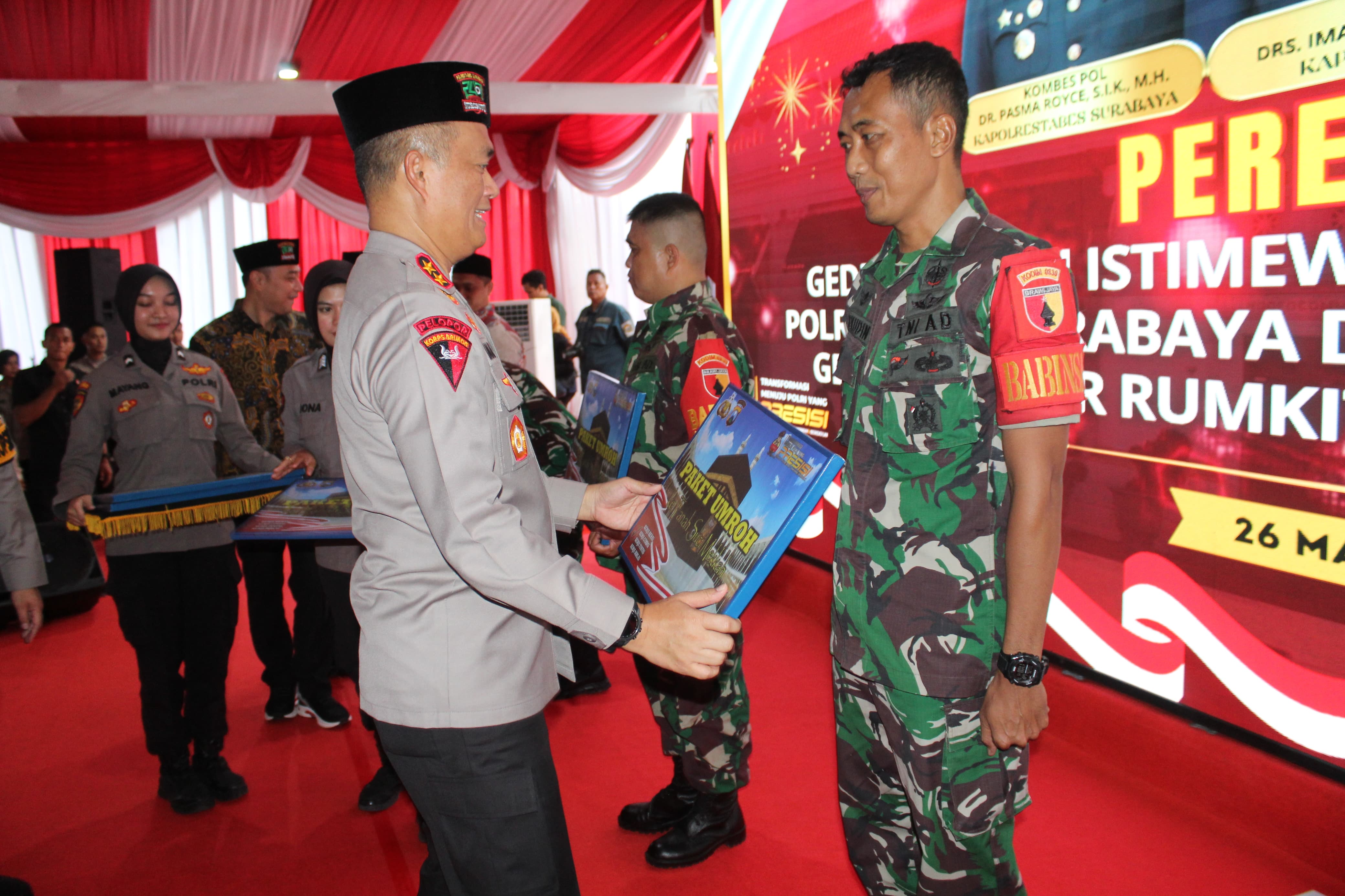 Kapolda Jatim Irjen Pol Drs. Imam Sugianto apresiasi Babinsa Kodim 0830/SU