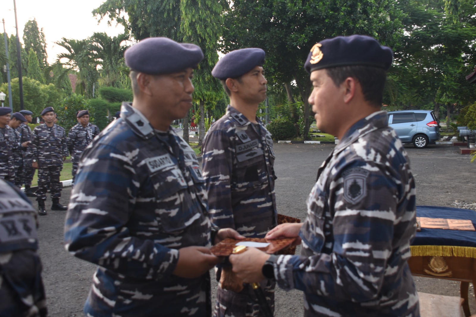 Danpusdiktek Kodikdukum Kodikalatal Kolonel Laut (T) Ivan Syafari pimpin sertijab Dansepatek