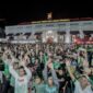 Meriah dan semarak bonek bonita nobar Persebaya vs Arema FC di Polrestabes Surabaya