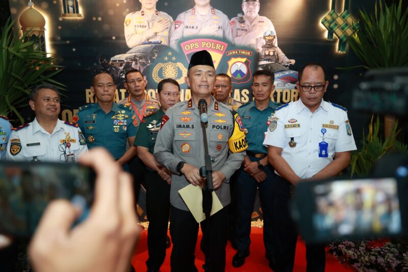 Kapolda Jatim Irjen Pol Drs. Imam Sugianto Gelar Rakor Lintas Sektoral Operasi Ketupat Semeru 2024