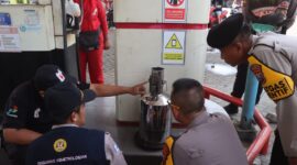 Polres Pasuruan Kota dan UPTD Metrologi Sidak SPBU