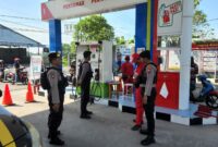 Polres Nganjuk Patroli SPBU