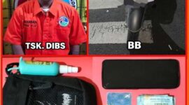 Pelaku diamankan Polisi beserta barang buktinya