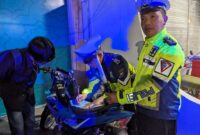 Satlantas Polres Bojonegoro amankan 34 Motor Non Spektek