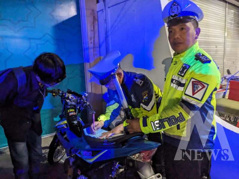 Satlantas Polres Bojonegoro amankan 34 Motor Non Spektek