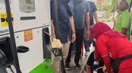 Satreskrim Polres Bojonegoro Sidak di SPBU
