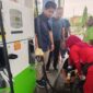 Satreskrim Polres Bojonegoro Sidak di SPBU