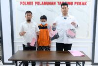 Satreskrim Polres Tanjung Perak amankan pelaku pencabulan beserta barang buktinya