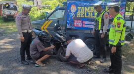 Polres Situbondo patroli tambal ban di jalur hutan Baluran