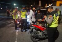 Satlantas Polres Kediri Kota amankan motor non spektek untuk balap liar