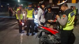 Satlantas Polres Kediri Kota amankan motor non spektek untuk balap liar