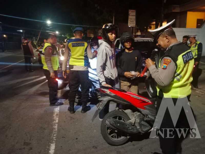 Satlantas Polres Kediri Kota amankan motor non spektek untuk balap liar