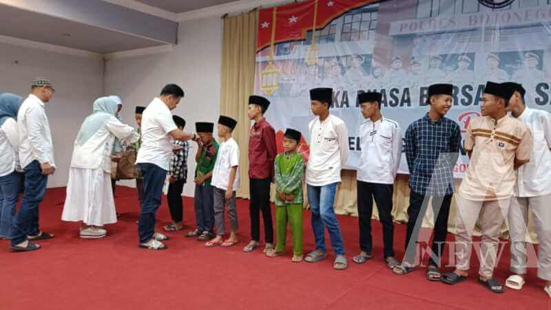 Satresnarkoba Polres Bojonegoro Santuni Anak Yatim
