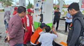 Tim Gabungan Polresta Banyuwangi Sidak SPBU