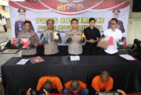Polres Mojokerto Kota Tangkap Komplotan Pelaku Curanmor Beraksi di 15 TKP